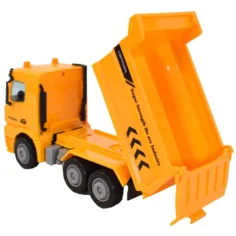 Camioncino ribaltabile giallo 17cm immagine 2