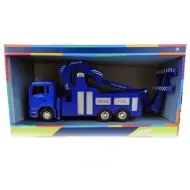 Camion rimorchio della polizia a volano 30 cm