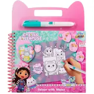 Canenco: Casa delle bambole di Gabi - Libro attività colorabile con acqua