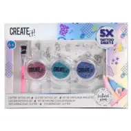 Canenco: Create It! Set di tatuaggi glitterati