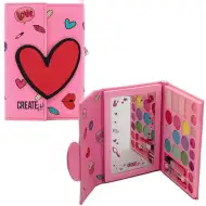 Canenco: Create It! Set trucco in diario con specchio e chiusura magnetica