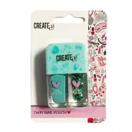 Canenco: Create It! smalto per unghie turchese set da 2 pezzi