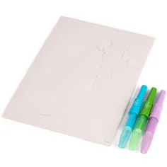 Canenco: Set da colorare Principesse Disney con pennarello spray, in busta formato A4 immagine 3