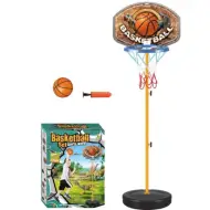 Canestro da basket con supporto a forma di dinosauro e palla