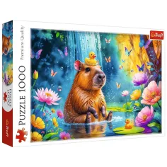Capibara nellacqua - puzzle da 1000 pezzi - Trefl