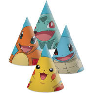 Cappelli da festa Pokémon - set da 6 pezzi