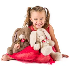 Cappuccino coniglietto peluche 36cm - Lumpin immagine 2