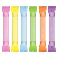 Caramella evidenziatore a doppia punta in diverse varianti