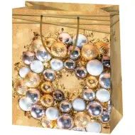 Cardex: Borsa regalo grande color oro 26x13x33cm