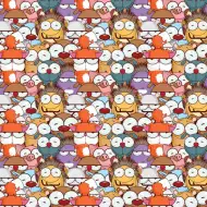 Cardex: Carta da regalo con animaletti cartoon 100x70 cm