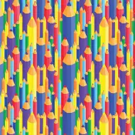 Cardex: Carta da regalo con matite colorate 100x70cm