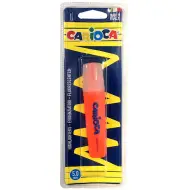 Carioca: Evidenziatore a pennarello colore arancione neon