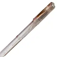 Carioca: Penna gel glitter argento con brillantini