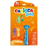 Carioca: Set di 12 pennarelli per bambini con orsetti colorati, lavabili