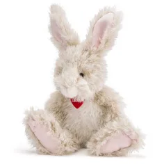 Carlo coniglio di peluche grigio seduto 40 cm - Lumpin