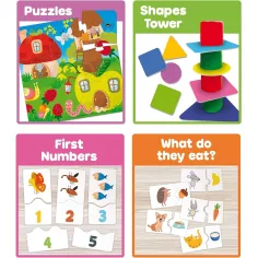 Carotina Baby: Collezione di giochi educativi per i più piccoli con 10 giochi diversi - Lisciani immagine 3