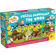 Carotina baby: Puzzle panoramico della foresta 24 pezzi - Lisciani