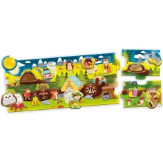 Carotina baby: Puzzle panoramico della foresta 24 pezzi - Lisciani immagine 2