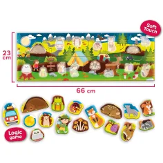 Carotina baby: Puzzle panoramico della foresta 24 pezzi - Lisciani immagine 3