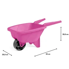 Carriola da sabbia rosa da 53 cm - Wader immagine 2