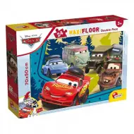 Cars 2 in 1 maxi puzzle da 24 pezzi e album da colorare 70x50 cm - Lisciani