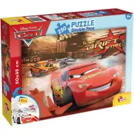 Cars 2 in 1 puzzle da 250 pezzi e album da colorare 50x35cm - Lisciani
