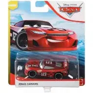 Cars 3: Macchinina del personaggio Jonas Carvers bordeaux 1/55 - Mattel