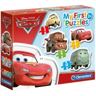 Cars Supercolor 4 in 1 puzzle sagomato - Clementoni