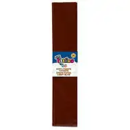 Carta crespa colore marrone 50x200cm
