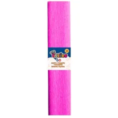 Carta crespa rosa 50x200cm
