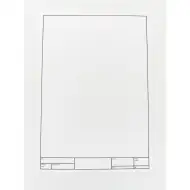 Carta da disegno senza legno A4 da 180g con cornice
