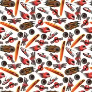 Carta da regalo “Corsa fiammeggiante” 100x70 cm