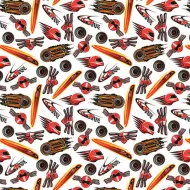 Carta da regalo "Corsa infuocata" 100x70cm