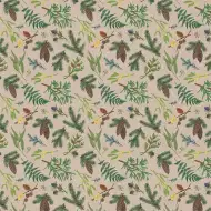 Carta da regalo Green Grass con motivo di pigne di pino, 100x70 cm