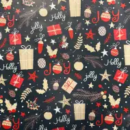 Carta da regalo Holly Christmas 200x70 cm