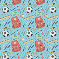 Carta da regalo "Pronti per la scuola!" 100x70 cm