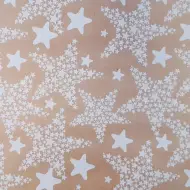 Carta da regalo con motivo a stelle 200x70cm