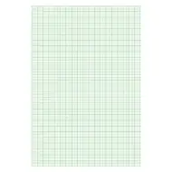 Carta millimetrata formato A4, confezione da 10 fogli.