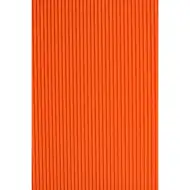 Carta ondulata decorativa arancione 3D 50x70cm 161g 1 pezzo
