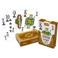 Carte da gioco francesi Senior con indice grande, 55 carte - Trefl