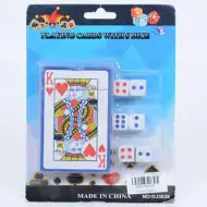 Carte da poker con 6 dadi