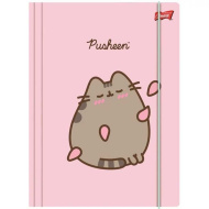 Cartella Pusheen rosa con elastico formato A4