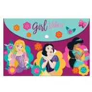 Cartella con bottoni Disney+ Principesse formato A4
