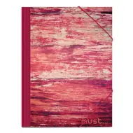 Cartella con elastico colore rosso 25x35cm