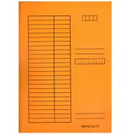 Cartella con elastico formato A4 230g arancione