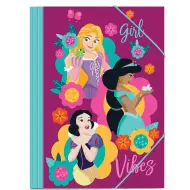 Cartella elastica Disney+Principesse 25x35cm