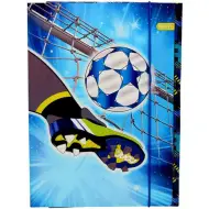 Cartella elastica con motivo di calcio, formato A4