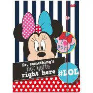 Cartella elastica formato A4 con motivo di Minnie Mouse