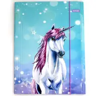 Cartella elastica formato A4 con motivo unicorno Spirit: Little Dream