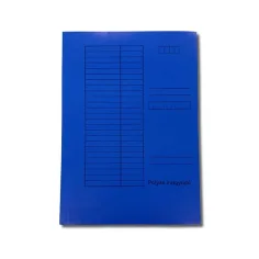 Cartellina blu con fascia A4 230 g